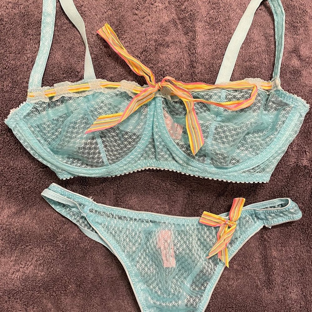 AGENT PROVOCATEUR bra and panty set--SO CUTE